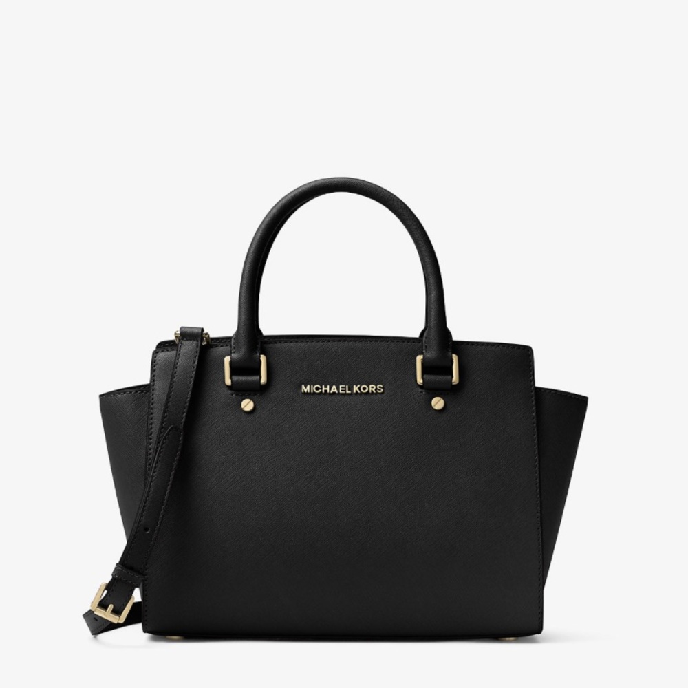 Michael Kors Selma Saffiano Leather Medium Satchel